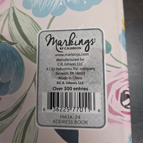 6x7 Ring Binder Address Book & Password Organizer | Markings by C.R. Gibson - Picture 10 of 10